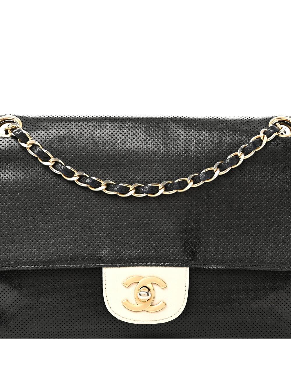 Chanel Lambskin Perforated Medium #258825C19B - Picture 8 of 10